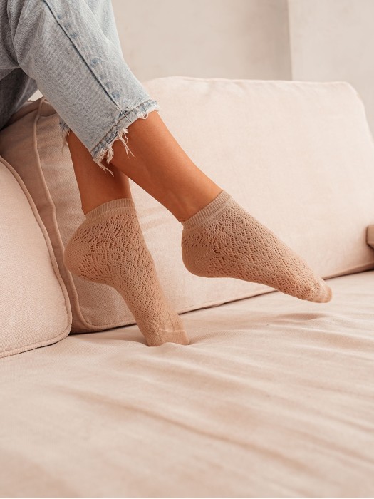 Openwork low ankle socks 1504.002