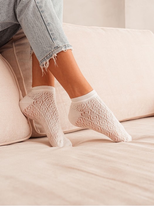 Openwork low ankle socks 1504.002
