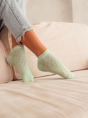 Openwork low ankle socks 1504.002 2
