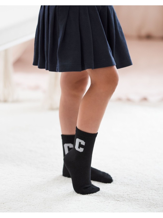 Kids' Letter C pattern socks  1184.032