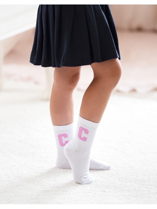 Kids' Letter C pattern socks  1184.032