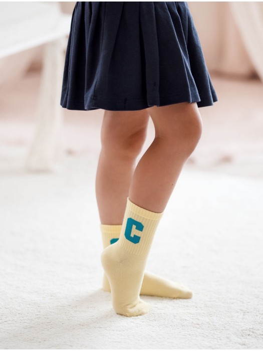 Kids' Letter C pattern socks  1184.032
