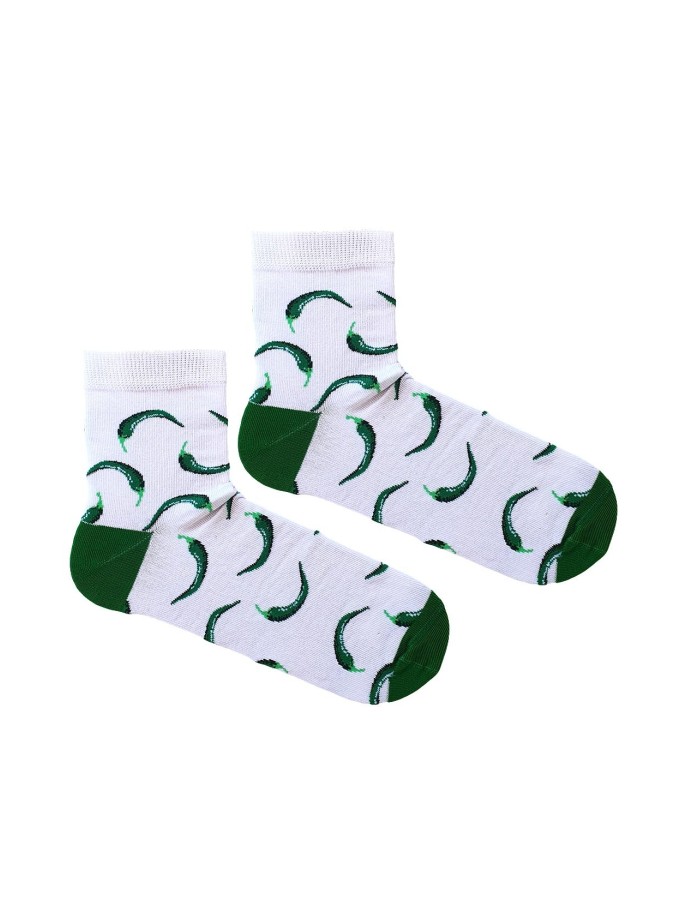 Men's Chilli Peppers pattern short socks 1153.031