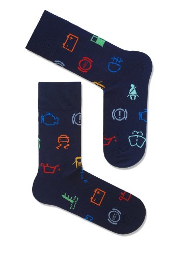 Men's Controls pattern socks 0125.085 2