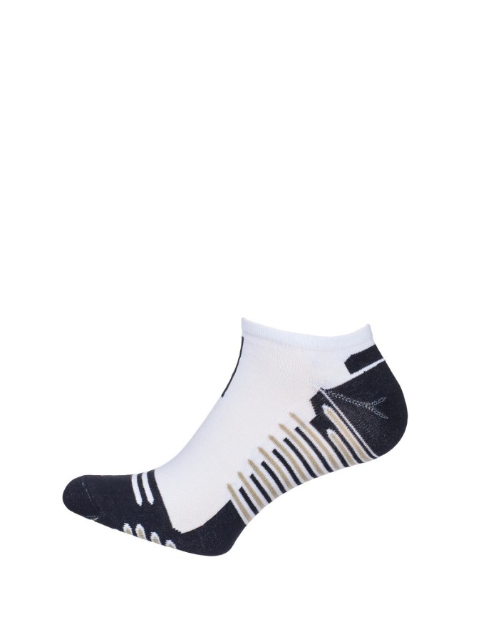 Men's model 016 pattern low ankle socks 0170.016