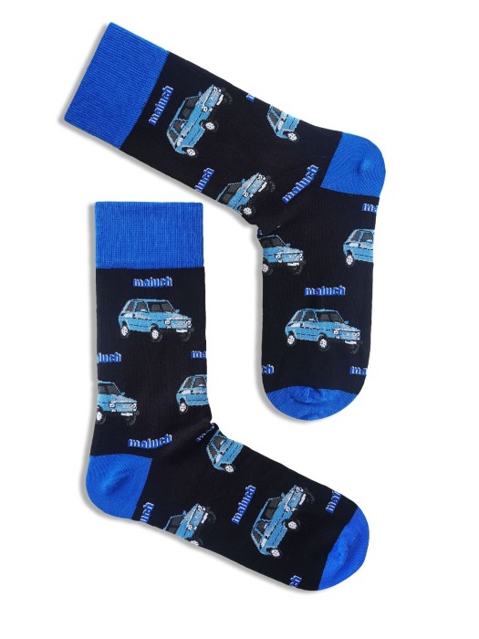 Men's Fiat 126p pattern socks 0125.058
