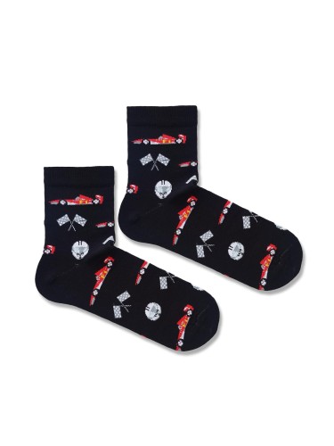 Men's Racing Cars pattern short socks 1153.032 2