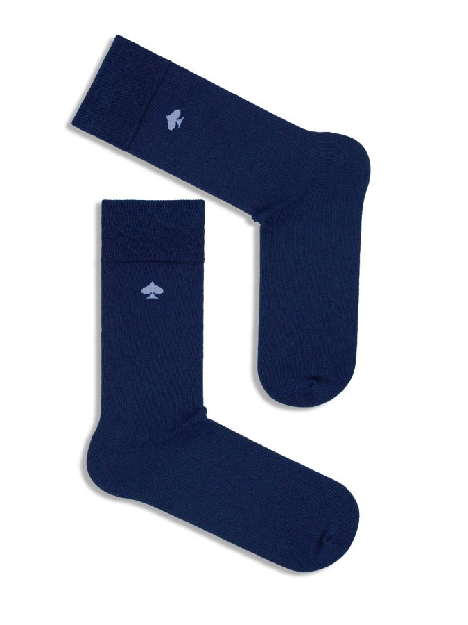 Men's cotton little pattern dress socks 0040.009