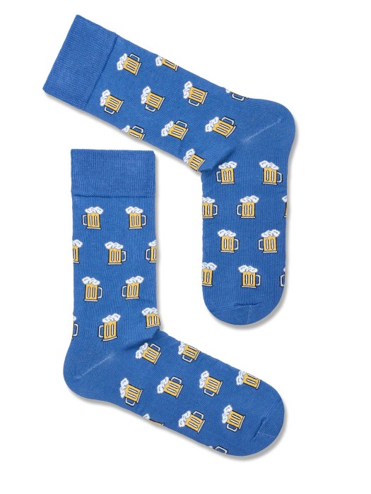 Men's Beer pattern socks 0125.088