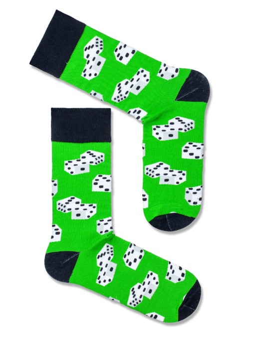 Men's Dice pattern socks 0125.091