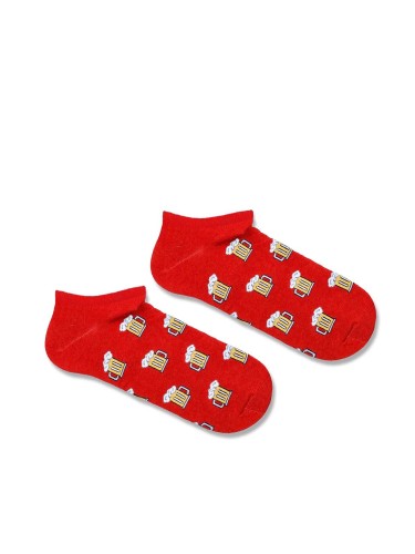 Men's Beer pattern low ankle socks 1108.044 2