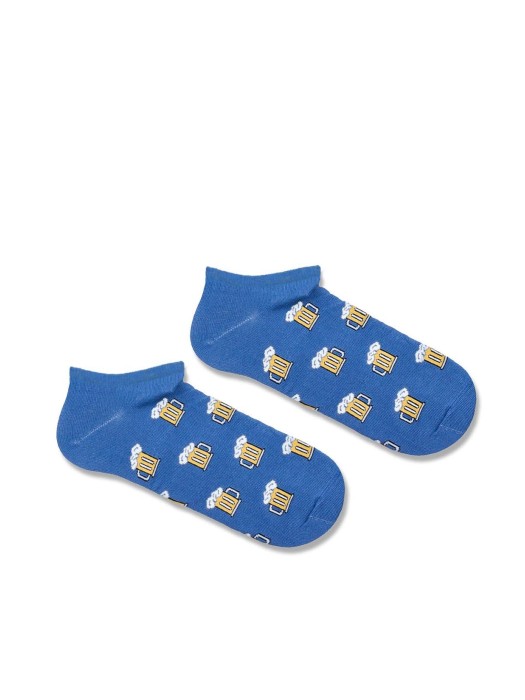 Men's Beer pattern low ankle socks 1108.044