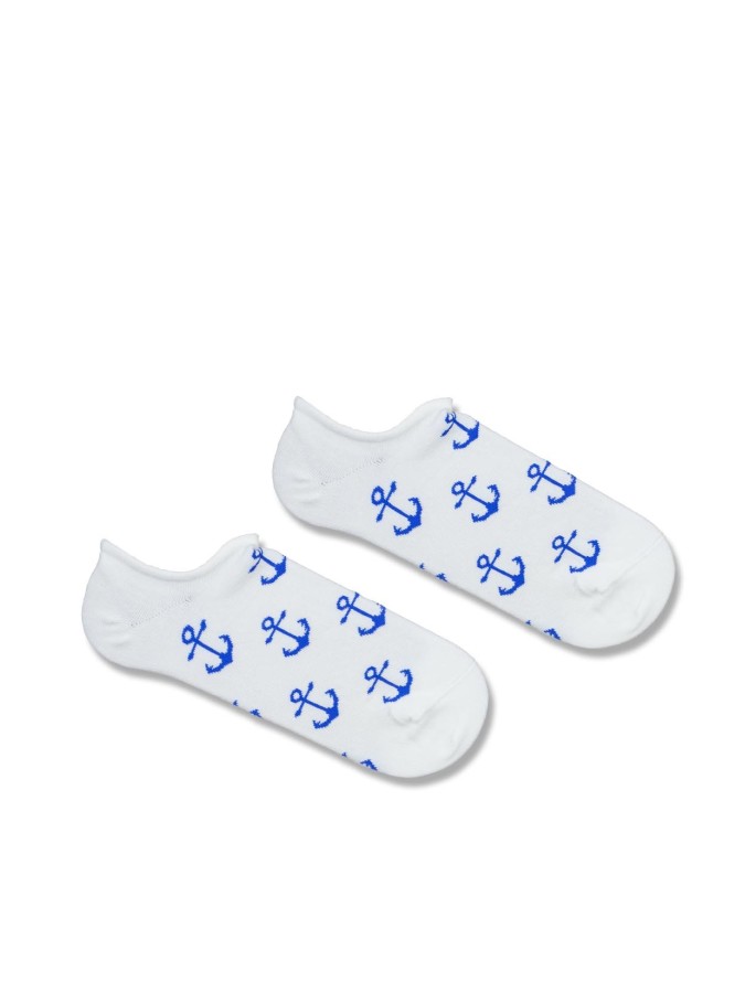 Men's Anchor pattern low ankle socks 1108.045