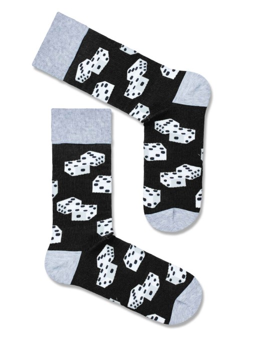Men's Dice pattern socks 0125.091
