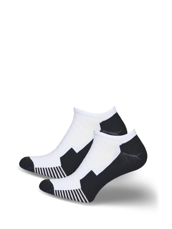 Men's model 019 pattern low ankle socks 0170.019