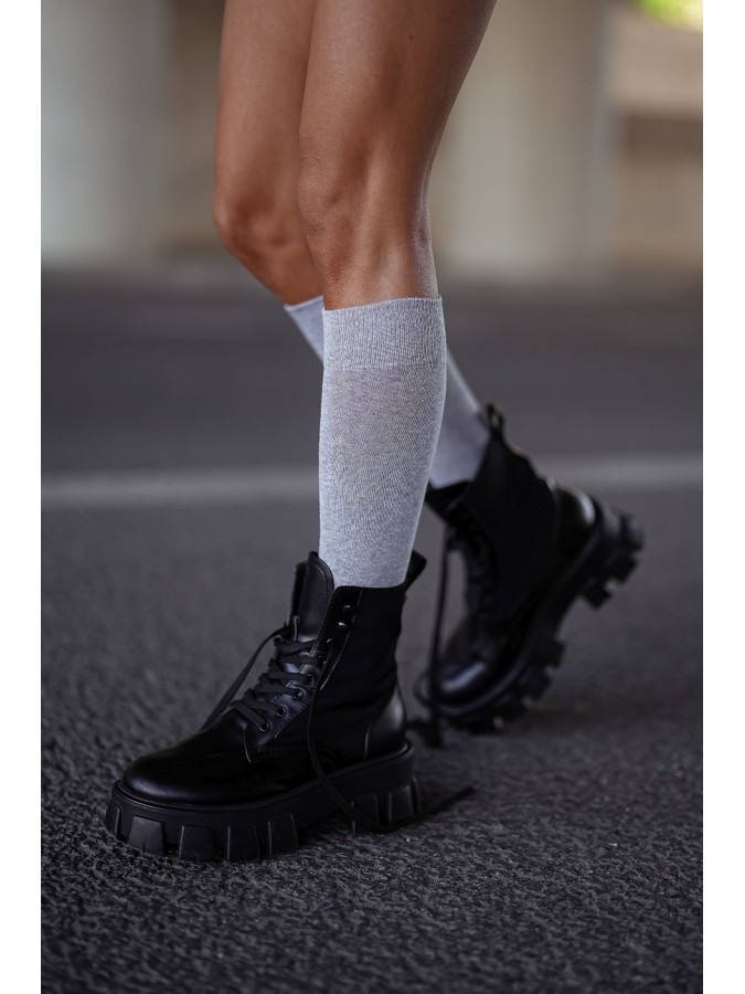 Women's Classic cotton knee socks 0248.001