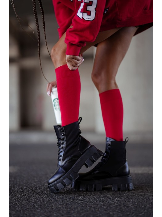 Women's Classic cotton knee socks 0248.001