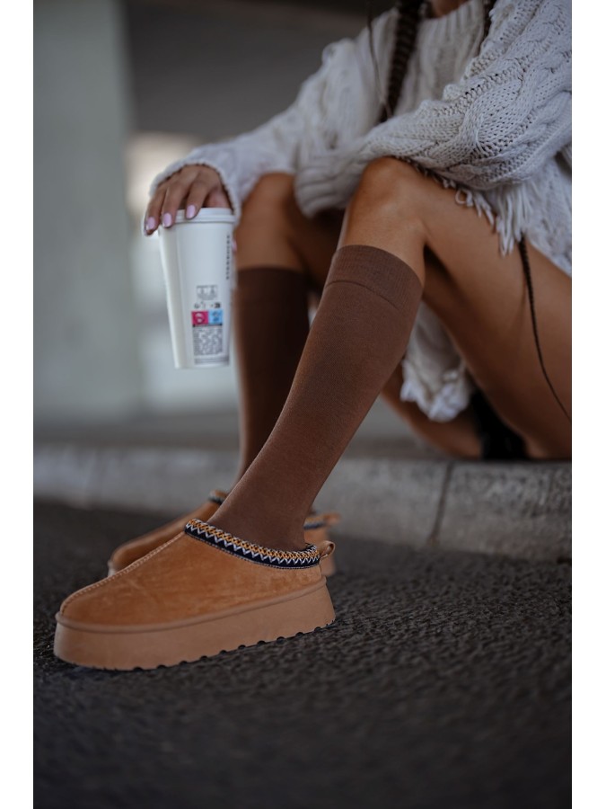 Women's Classic cotton knee socks 0248.001