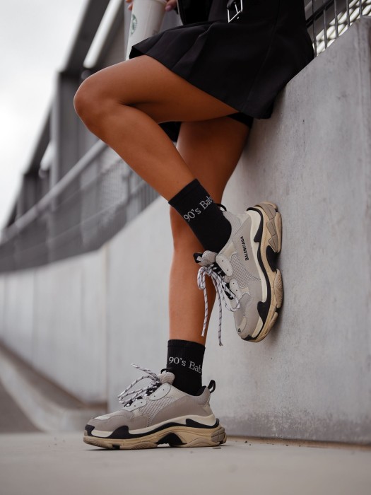 Women's 90's Baby pattern socks 0200.125