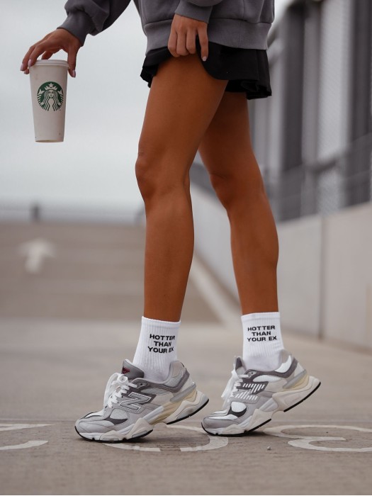 Women's HOTTER THAN YOUR EX pattern socks 0200.055