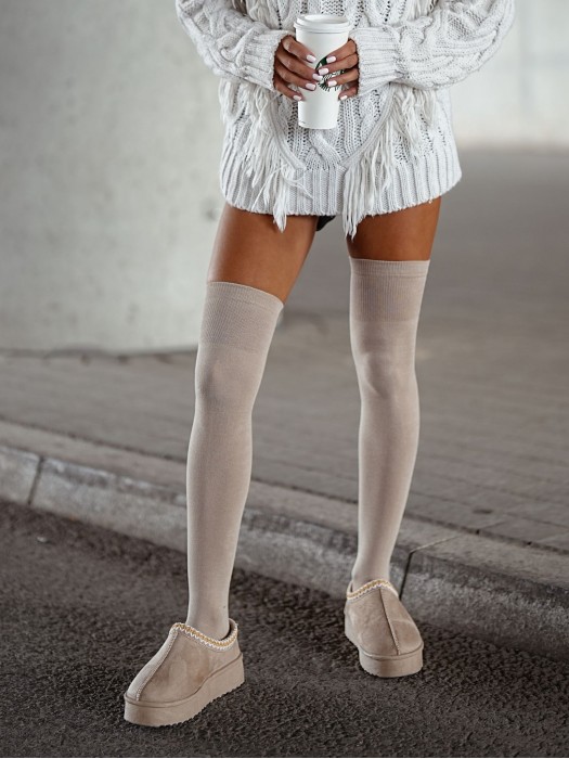Classic cotton over-the-knee socks 0293.001