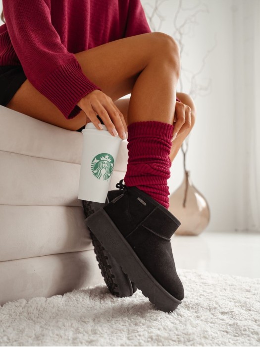 Cotton ribbed leg warmers 1528.001