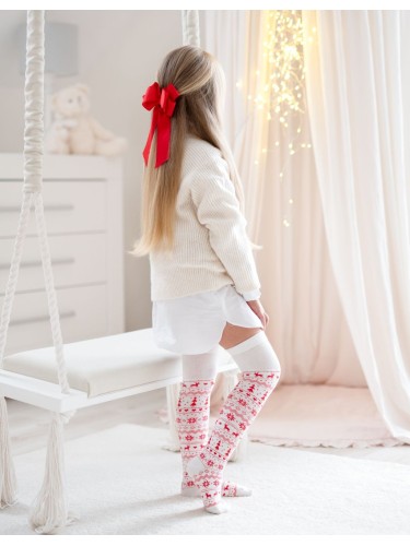 Kids' Christmas over-the-knee socks  1177.001