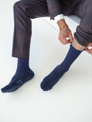 Men's half-terry Comfortline solid colour pressure-free... 2