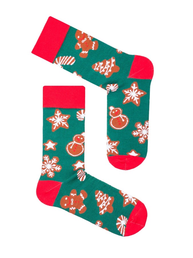 Men's Christmas gingerbread cookies pattern...