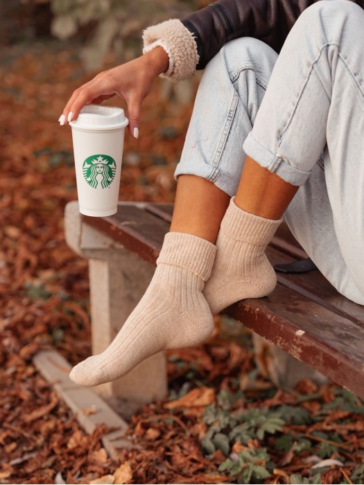 Skarpetki damskie Wełna Merino 1573.001