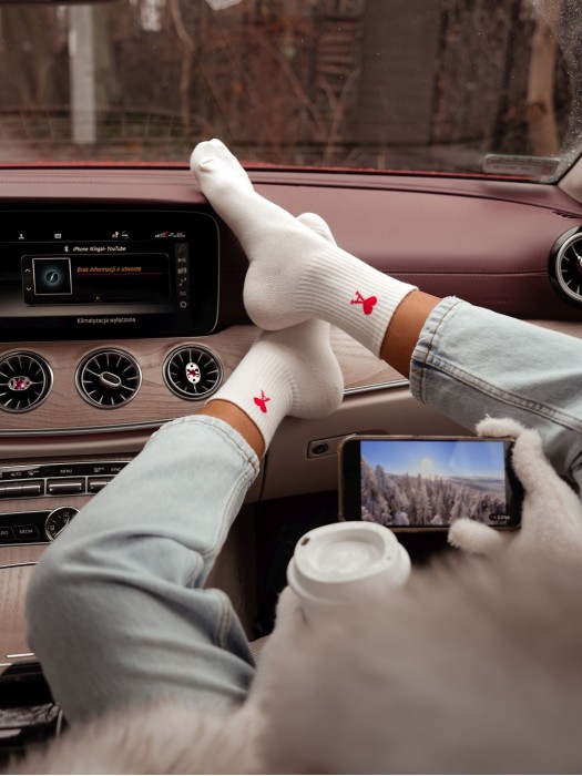 Women's 'Amor' pattern socks 0200.135