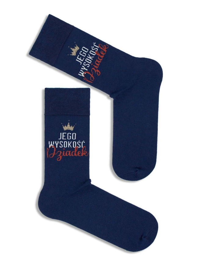 Men's 'His Highness GRANDFATHER' pattern socks...