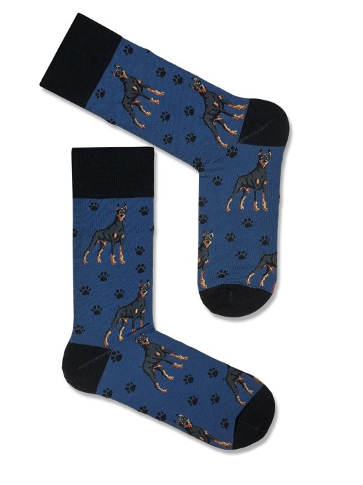 Men's Doberman pattern socks 0125.104