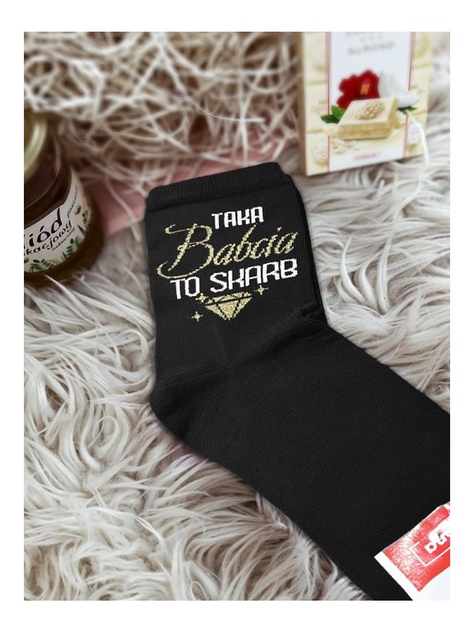 Skarpetki damskie Taka Babcia to Skarb 0200.138