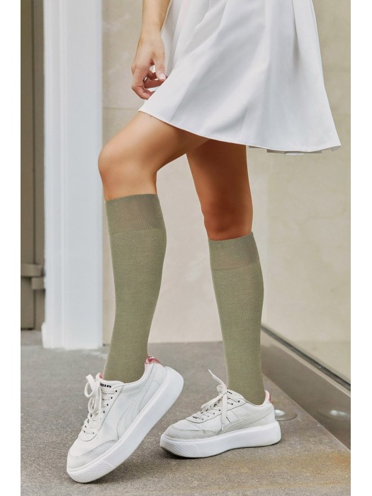 Women's Classic cotton knee socks 0248.001