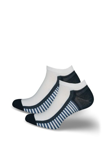 Men's model 020 pattern low ankle socks 0170.020