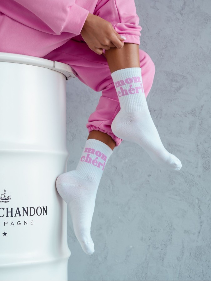 Women's 'Mon Chéri' pattern socks 0200.150