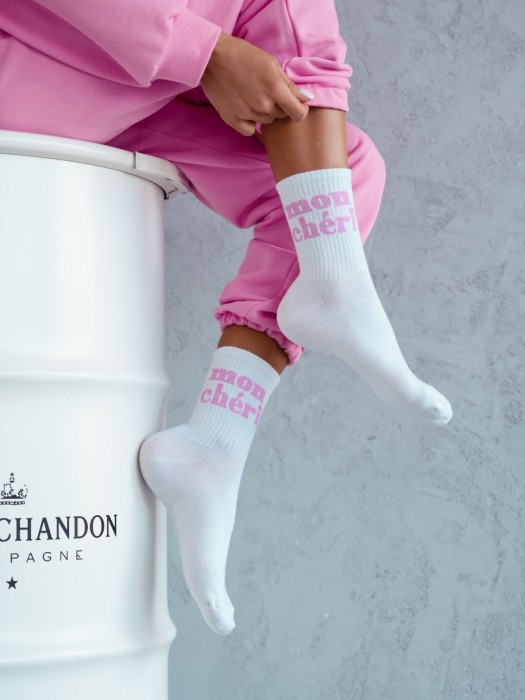 Women's 'Mon Chéri' pattern socks 0200.150