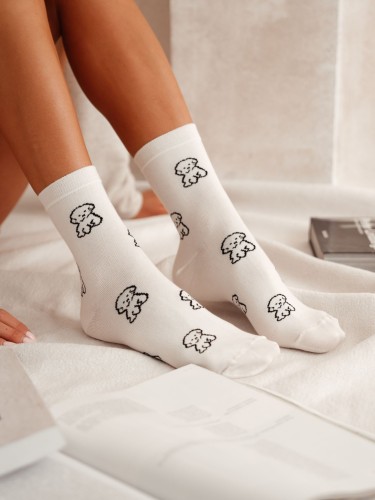 Women's Puppies pattern socks 0200.155 2