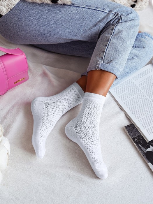 Women's openwork socks 0989.006