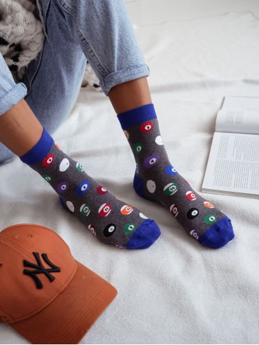 Women's Billiard Balls pattern socks 0200.157