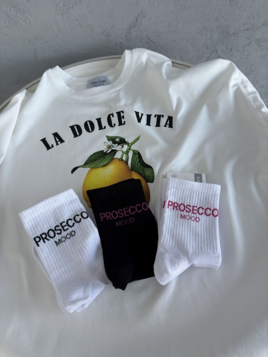 Women's PROSECCO MOOD pattern socks 0200.159