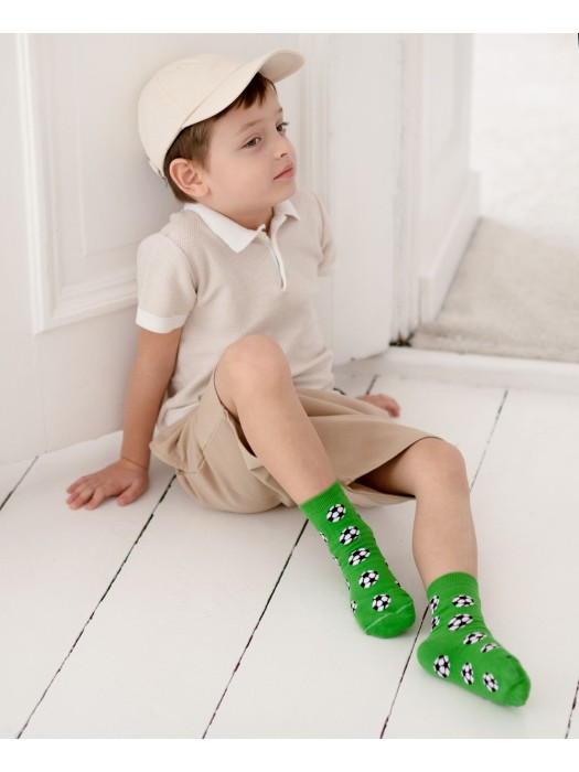 Kids' Football pattern socks  1184.034