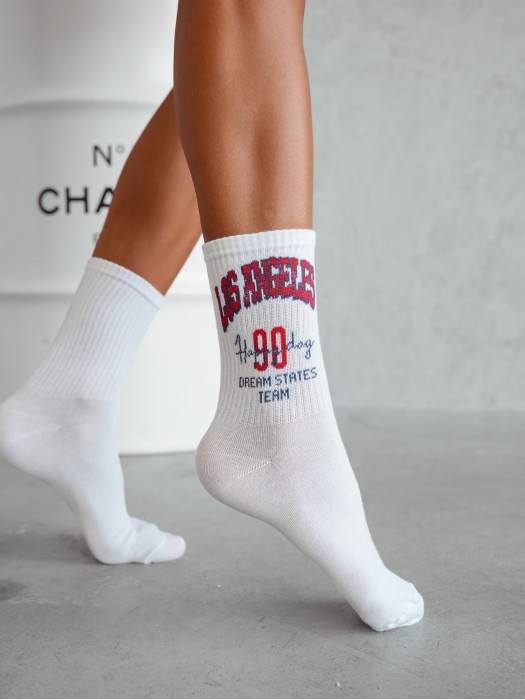 Women's LOS ANGELES pattern socks 0200.003