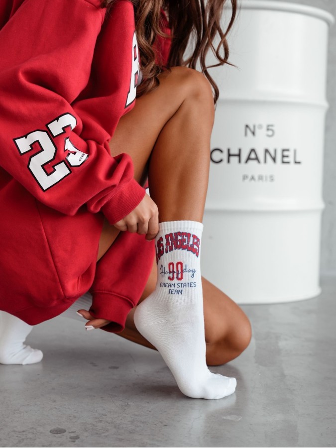 Women's LOS ANGELES pattern socks 0200.003