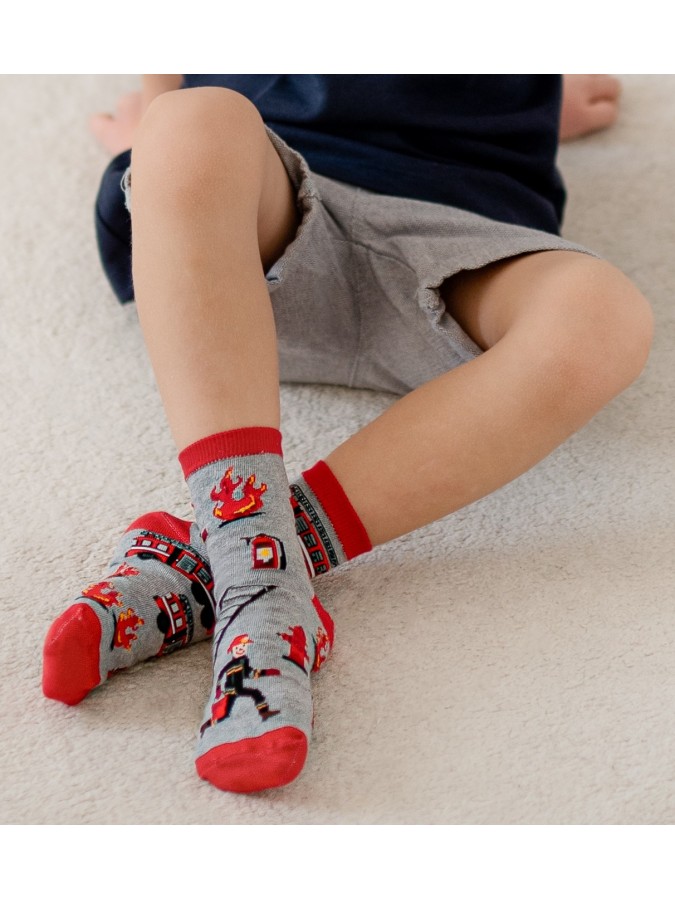 Kids' Fire Brigade pattern socks 1184.042