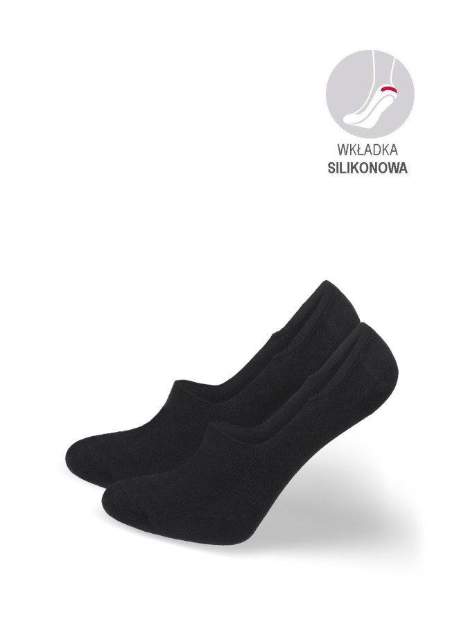 Bamboo invisible socks with silicone edge 0583.000
