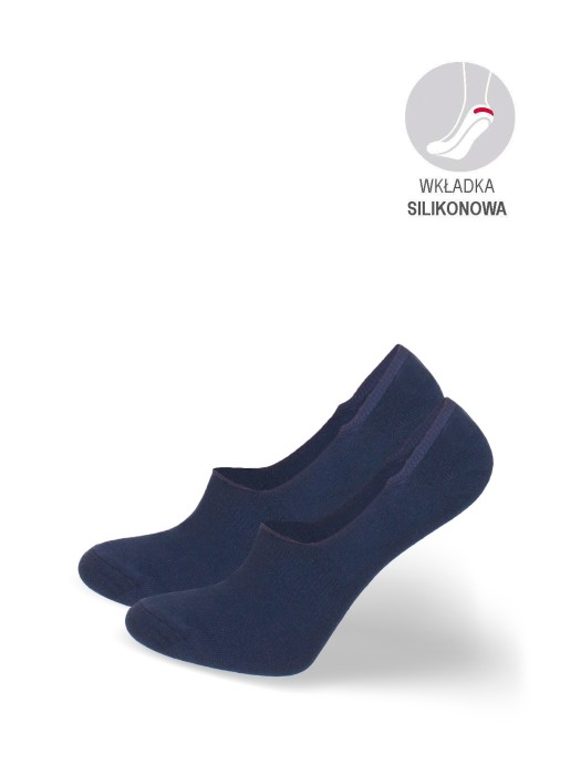 Bamboo invisible socks with silicone edge 0583.000