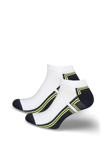 Men's model 022 pattern low ankle socks 0170.022