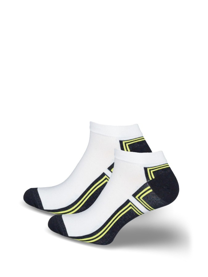 Men's model 022 pattern low ankle socks 0170.022